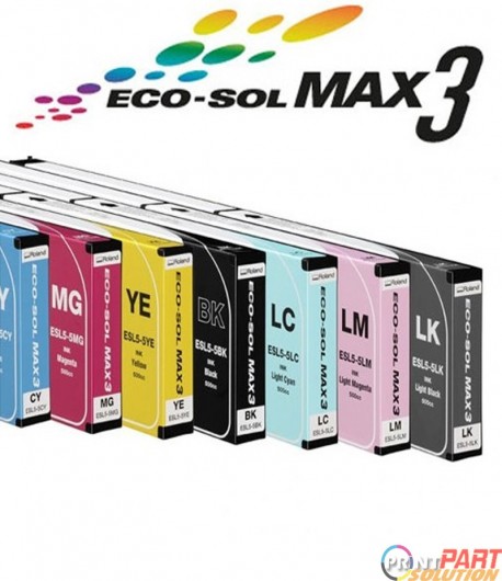 ESL3-YE Roland ecoMAX Solvent Ink Cartridge 220ml Yellow