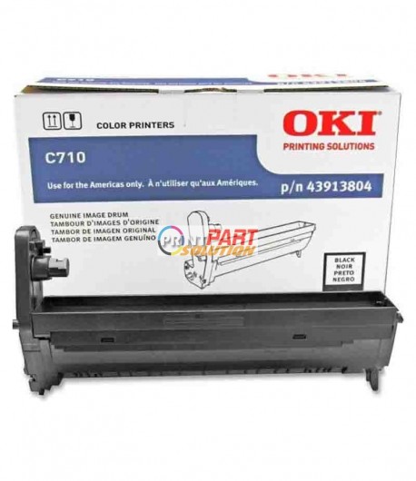 OKI 43913804 Black Image Drum for C710 Series Printers