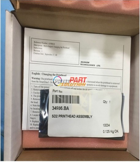 Markem Imaje 34986BA Thermal Printhead for Markem SmartDate 2
